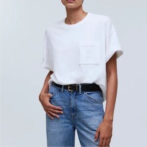 Madewell Oversized White T-Shirt Small​